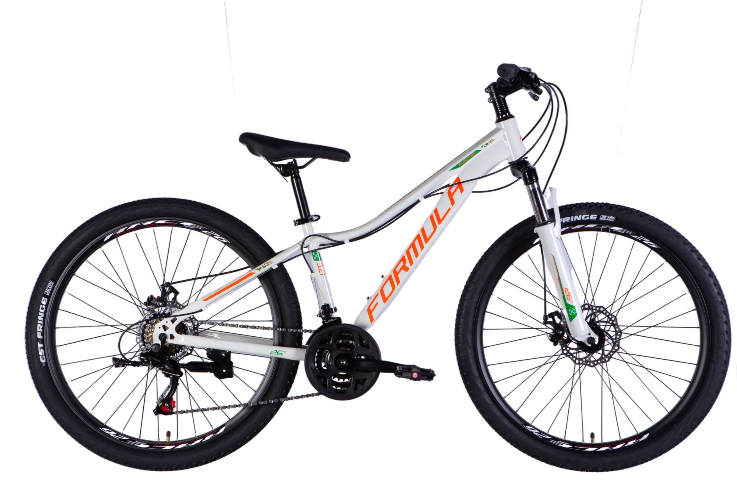 Bicicleta MTB Electra Disc 26", 21 viteze, 150-170 cm, Alb