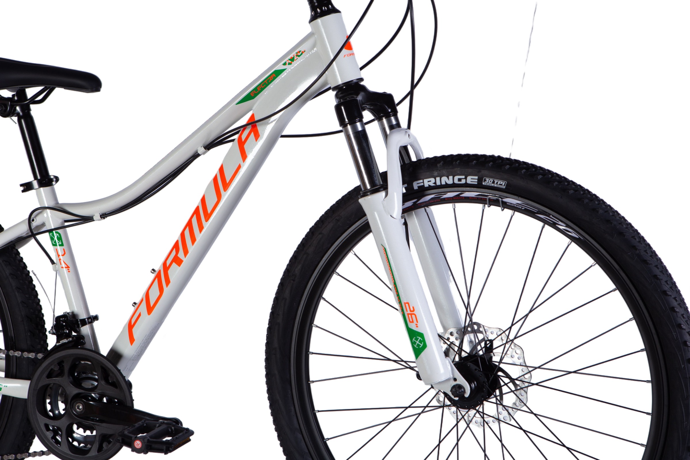 Bicicleta MTB Electra Disc 26", 21 viteze, 150-170 cm, Alb - imagine 5