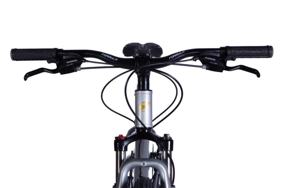 Ghidon de bicicletă cu manete Shimano.