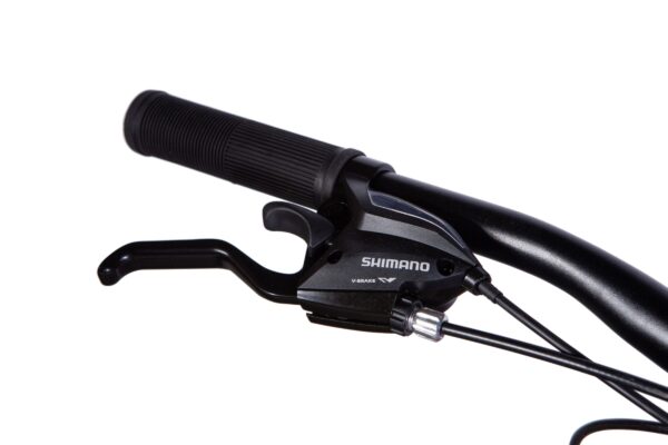 Mâner și frână bicicletă Shimano V-Brake negru