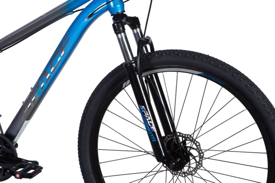 Bicicletă de munte cu cadru albastru