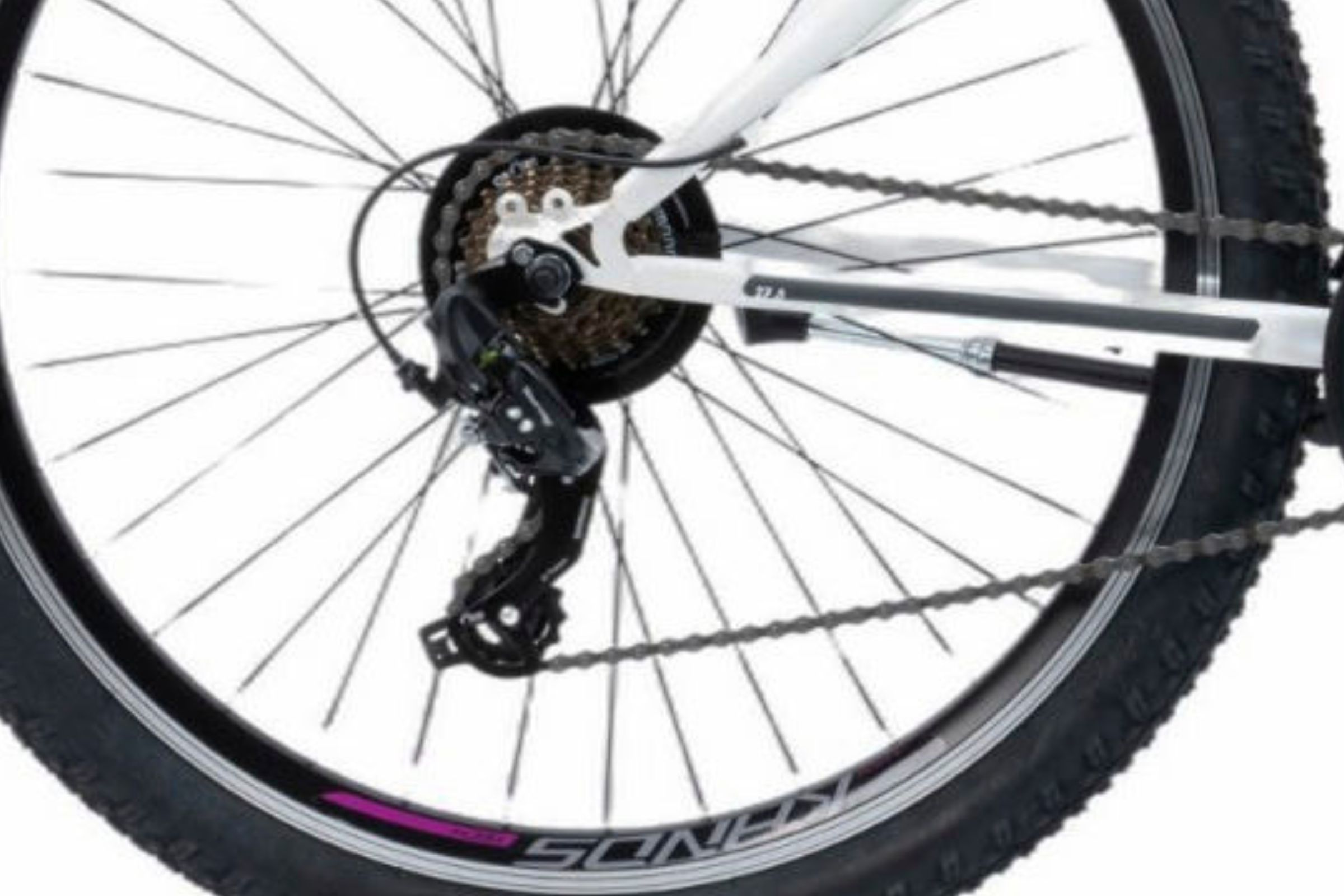 Bicicleta MTB Kands Energy 500, 27,5'', 150-175 cm, 21 viteze, Alb-roz - imagine 3