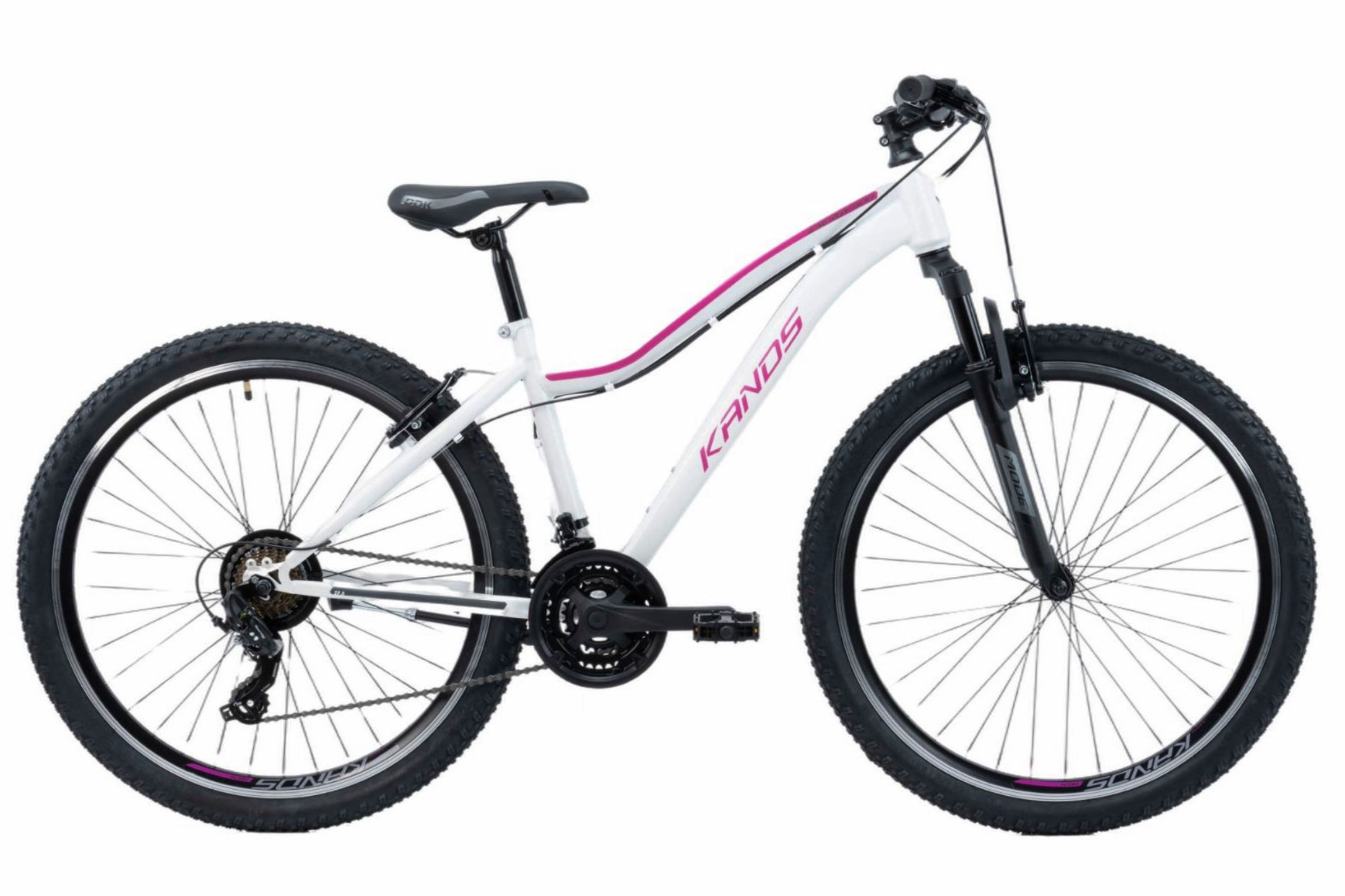 Bicicleta MTB Kands Energy 500, 27,5'', 150-175 cm, 21 viteze, Alb-roz