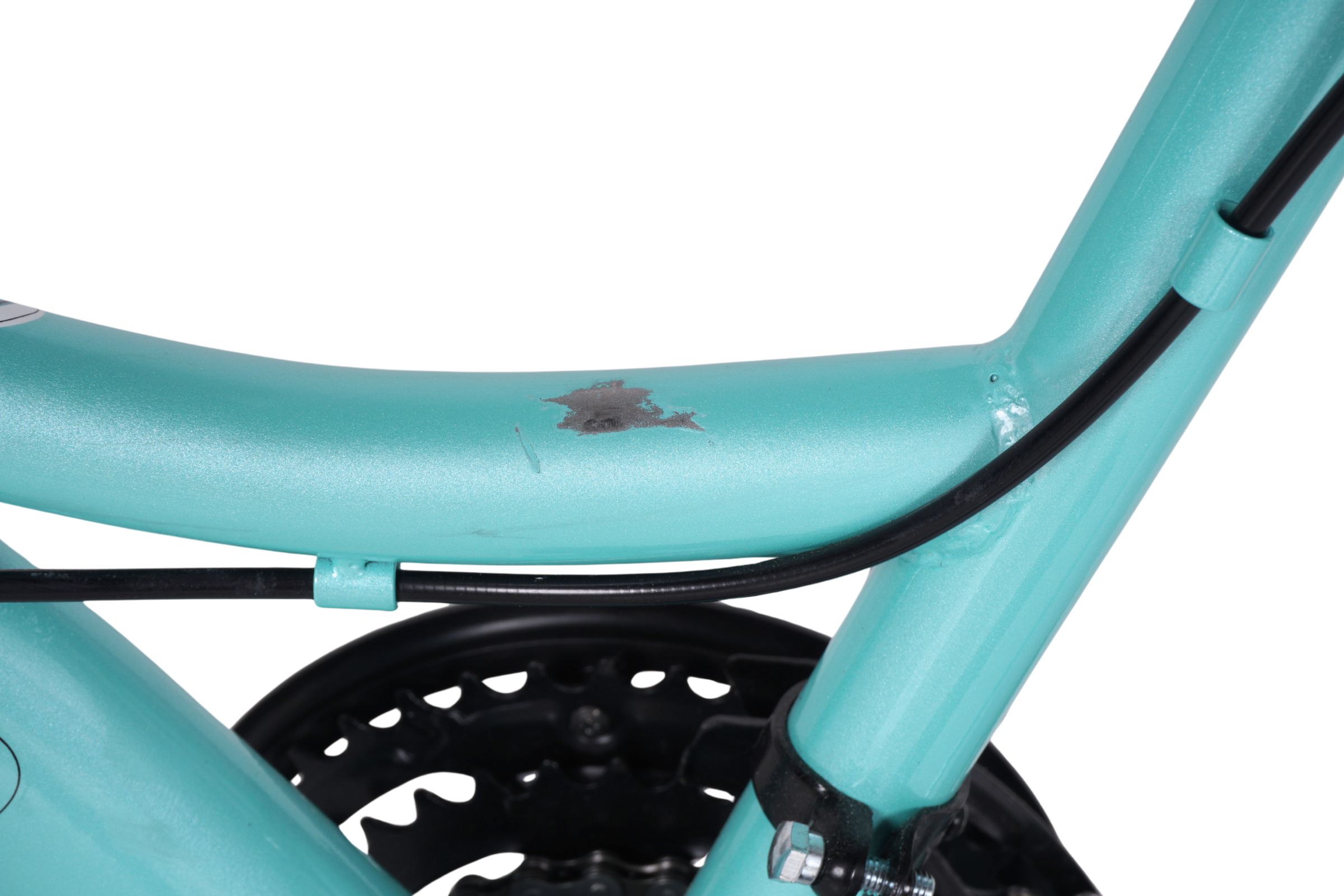 Bicicleta copii Kands Giulietta 24", 130-165 cm, 18 viteze, Menta - Outlet - imagine 4