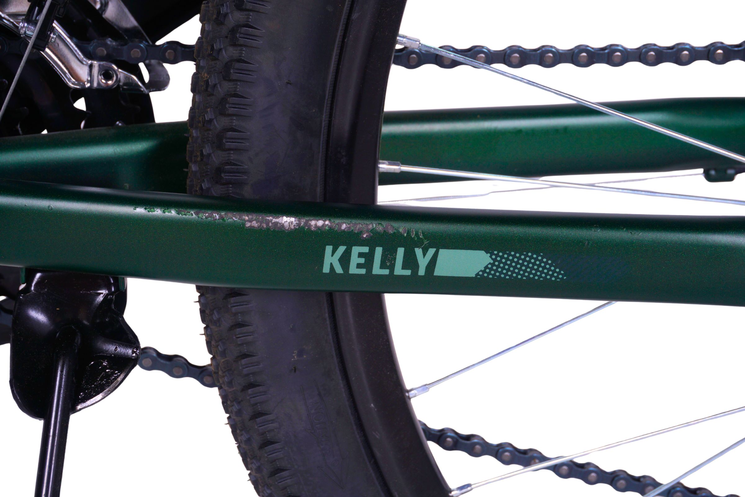 Bicicleta trekking Kelly 26", 150-170 cm, 21 viteze, Verde - Outlet - imagine 4