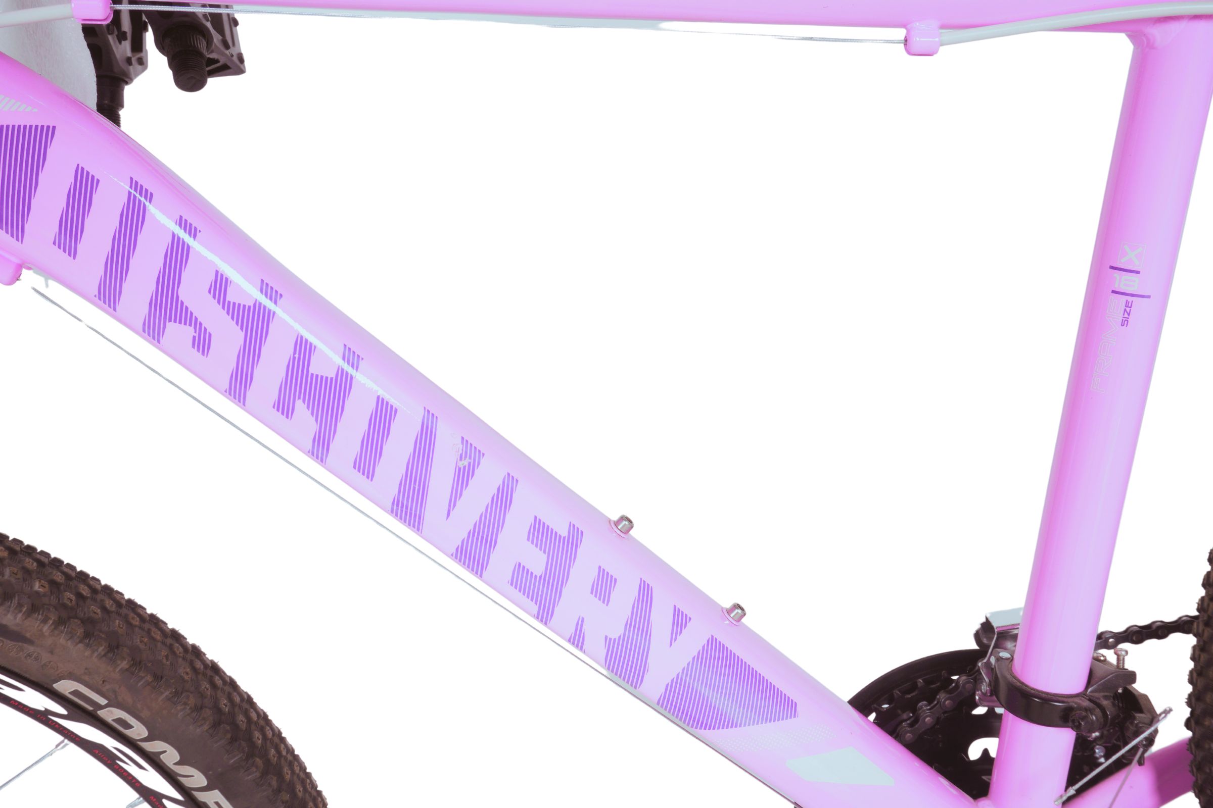 Bicicleta MTB Bastion Disc 26", Aluminiu, 155-180 cm, 21 viteze, Roz - Outlet - imagine 5