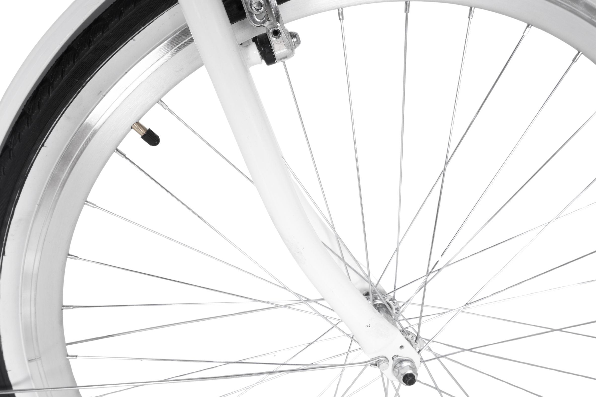 Bicicleta dama Davi Emma 7 viteze, 28", 160-185 cm, Alb/Negru - Outlet - imagine 12