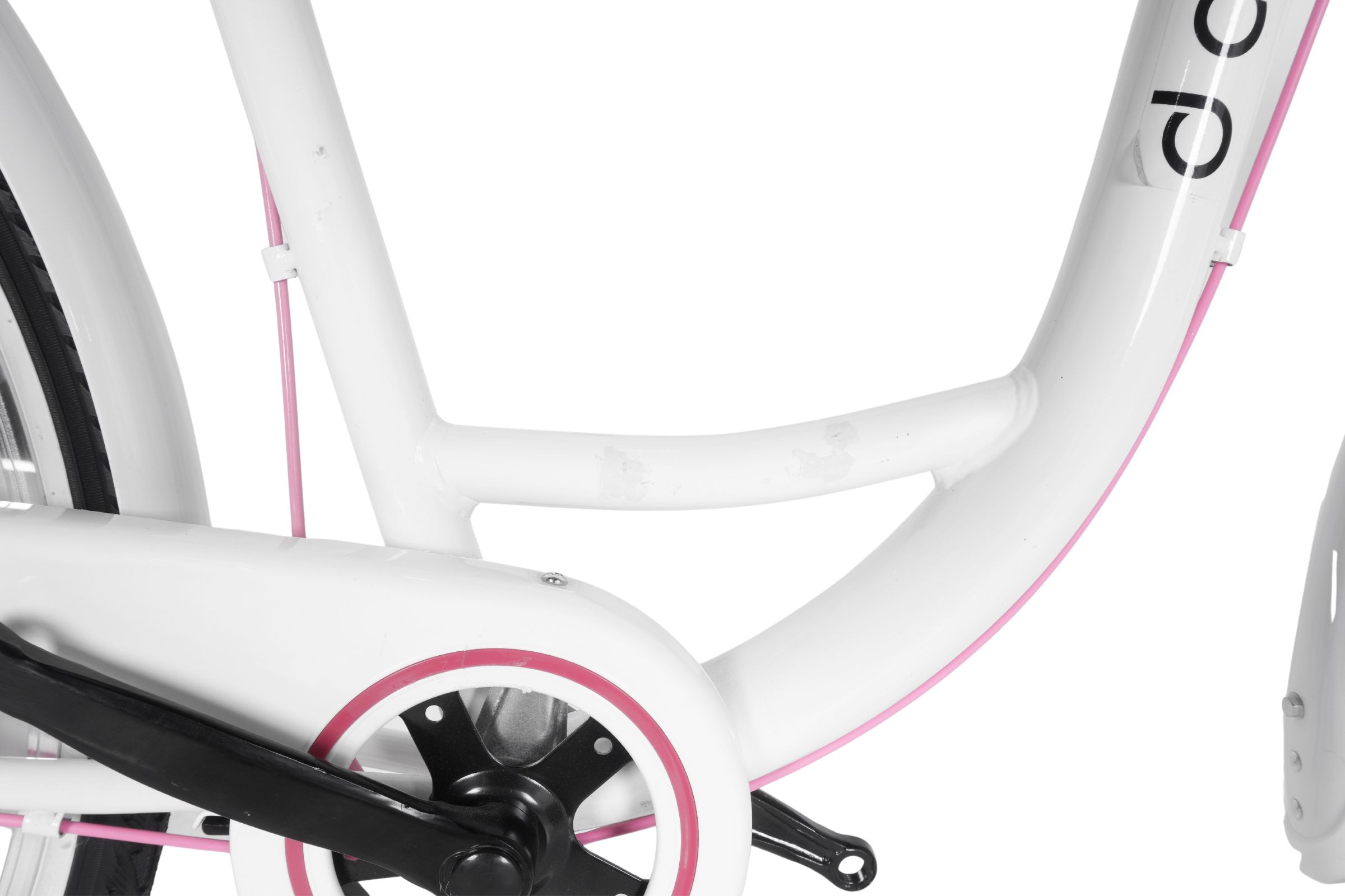 Bicicleta dama Davi Emma 7 viteze, 28", 160-185 cm, Alb/Negru - Outlet - imagine 14