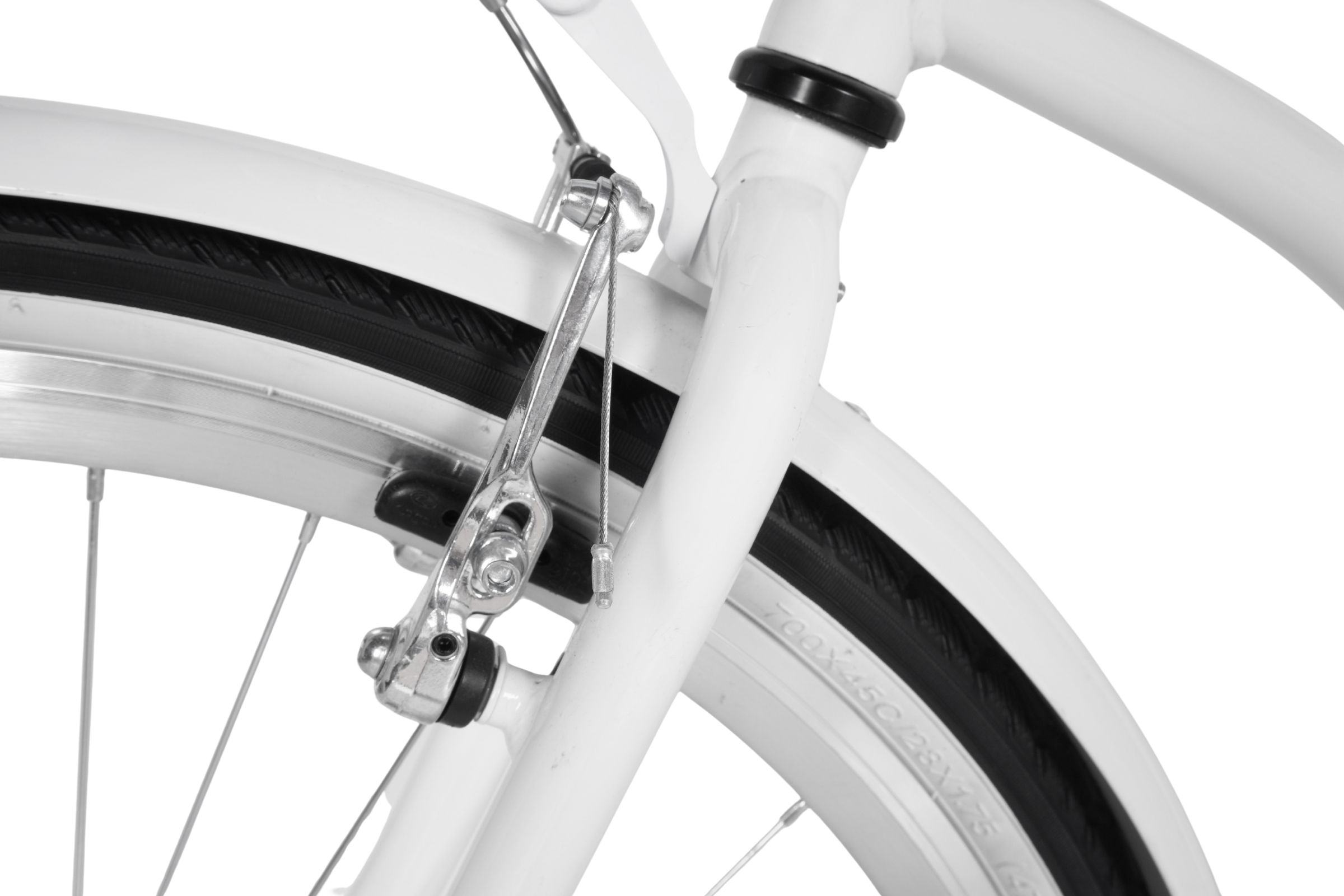 Bicicleta dama Davi Emma 7 viteze, 28", 160-185 cm, Alb/Negru - Outlet - imagine 9