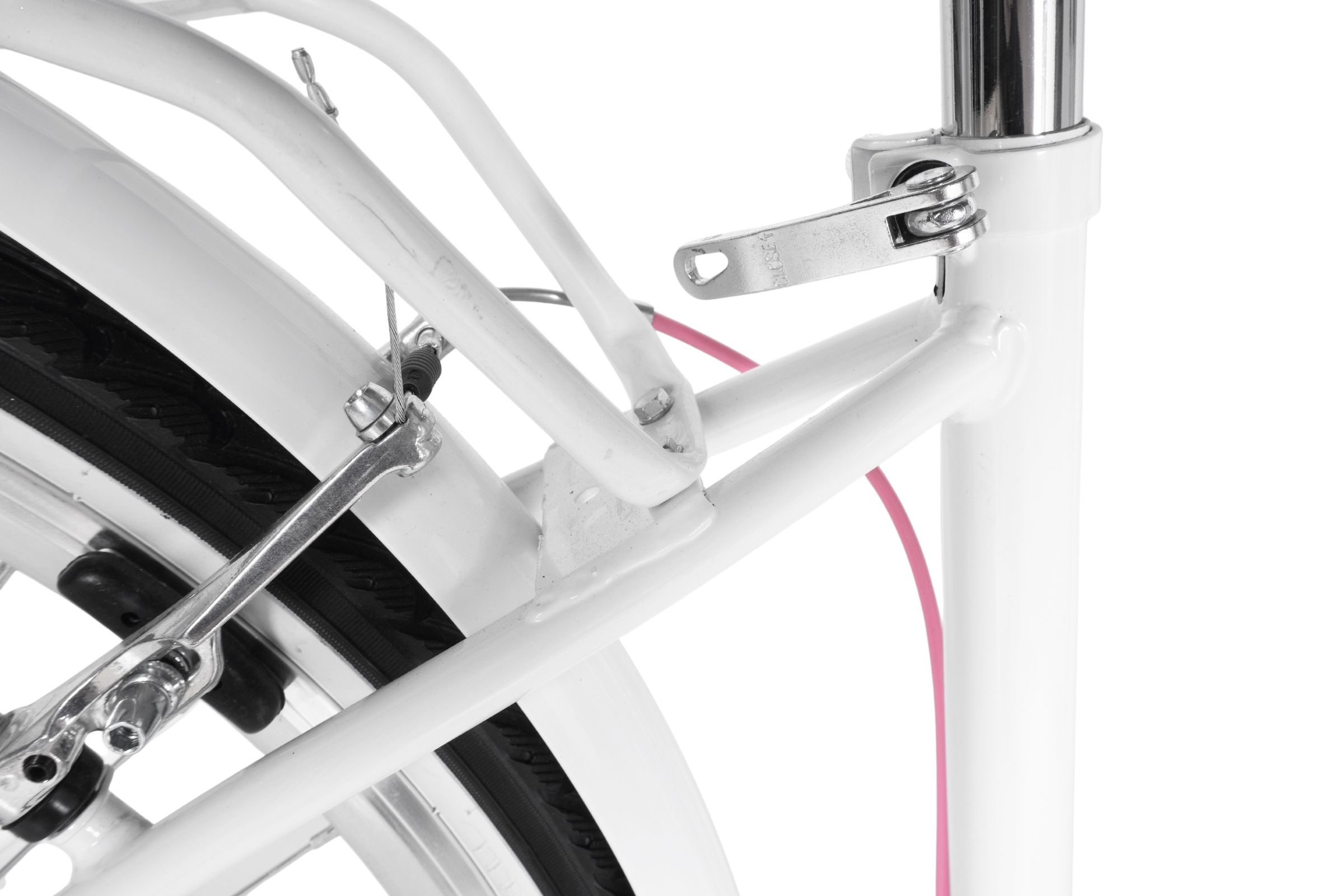 Bicicleta dama Davi Emma 7 viteze, 28", 160-185 cm, Alb/Negru - Outlet - imagine 10