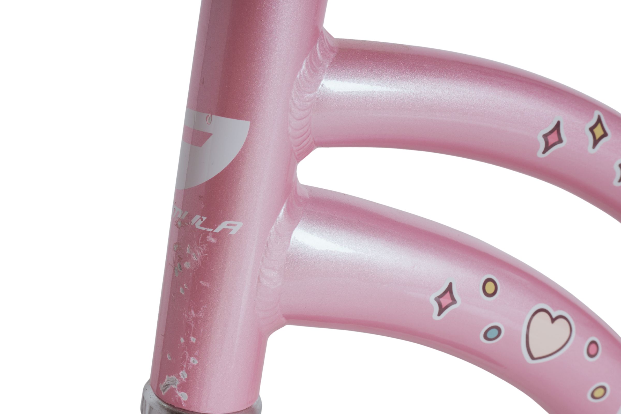 Bicicleta copii Cream Aluminium, 20”, 110-130 cm, 1 viteza, Roz - Outlet - imagine 3