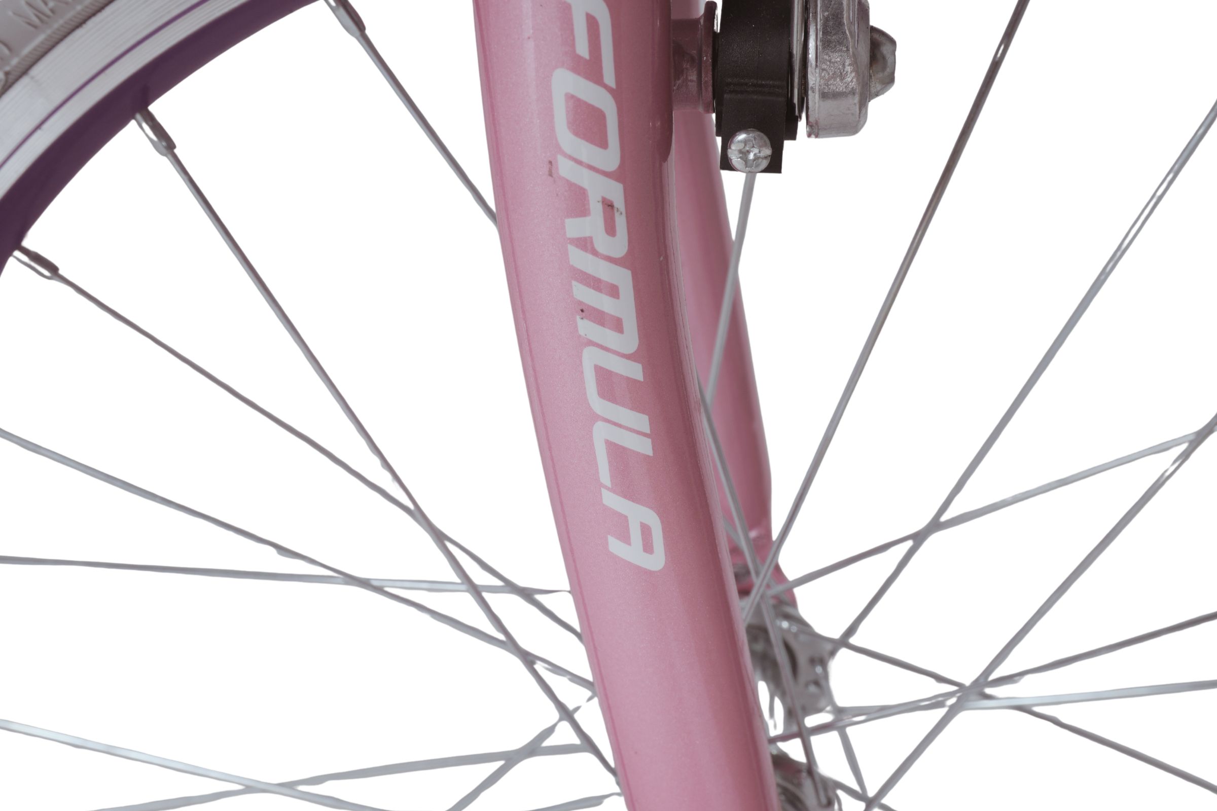 Bicicleta copii Cream Aluminium, 20”, 110-130 cm, 1 viteza, Roz - Outlet - imagine 4