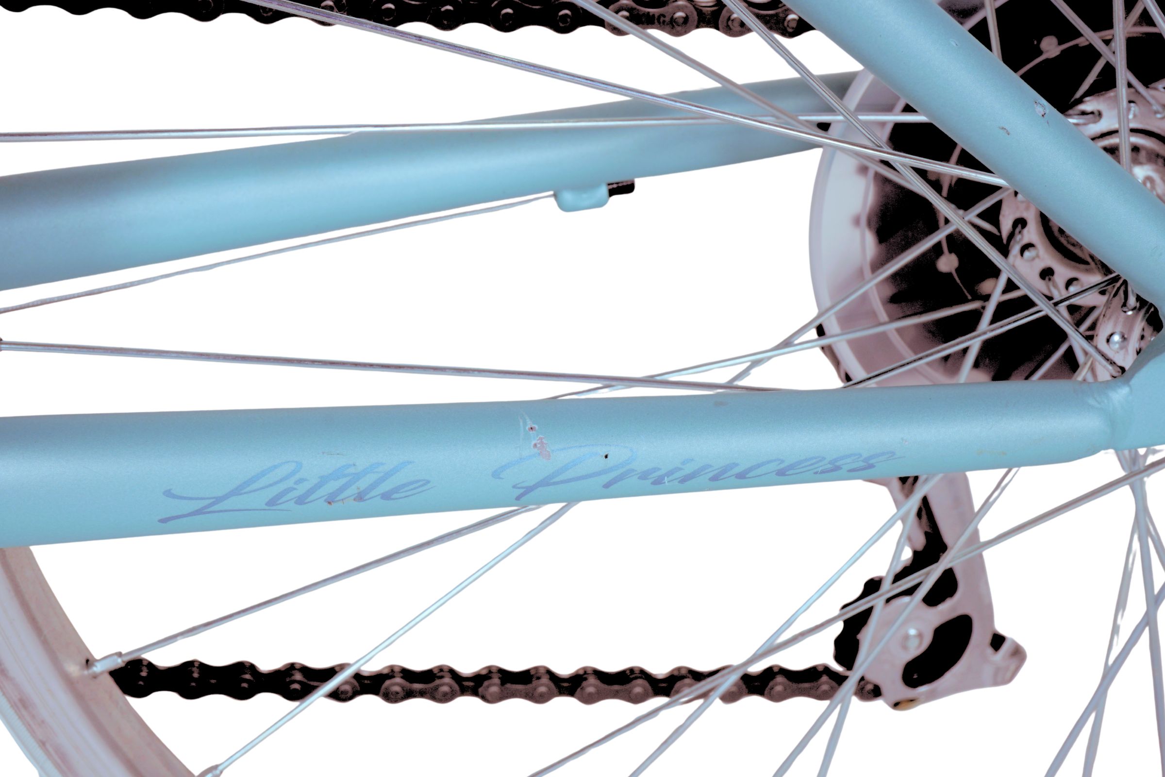 Bicicleta copii Kands Giulietta 24", 130-165 cm, 18 viteze, Albastru - Outlet - imagine 9