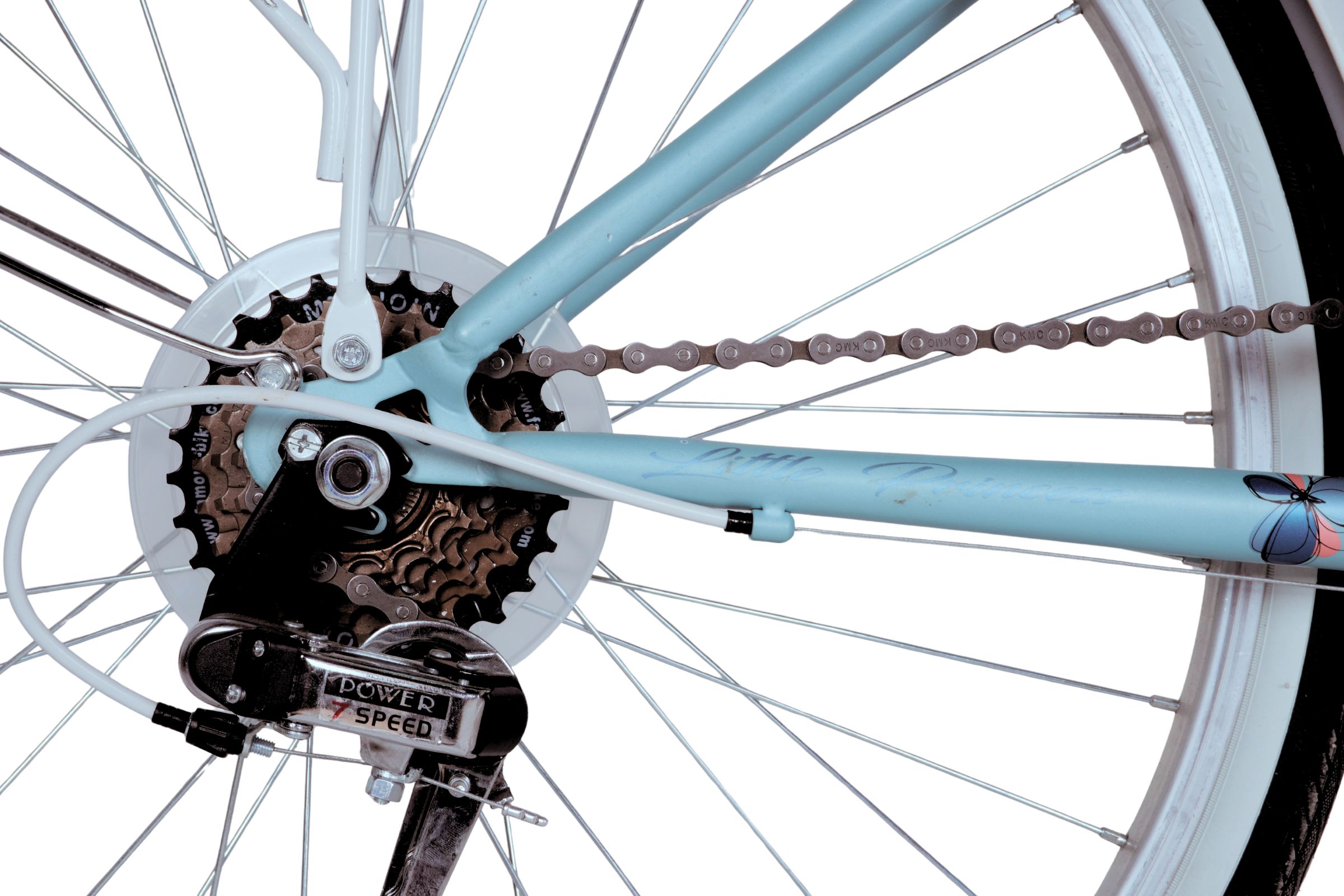 Bicicleta copii Kands Giulietta 24", 130-165 cm, 18 viteze, Albastru - Outlet - imagine 3