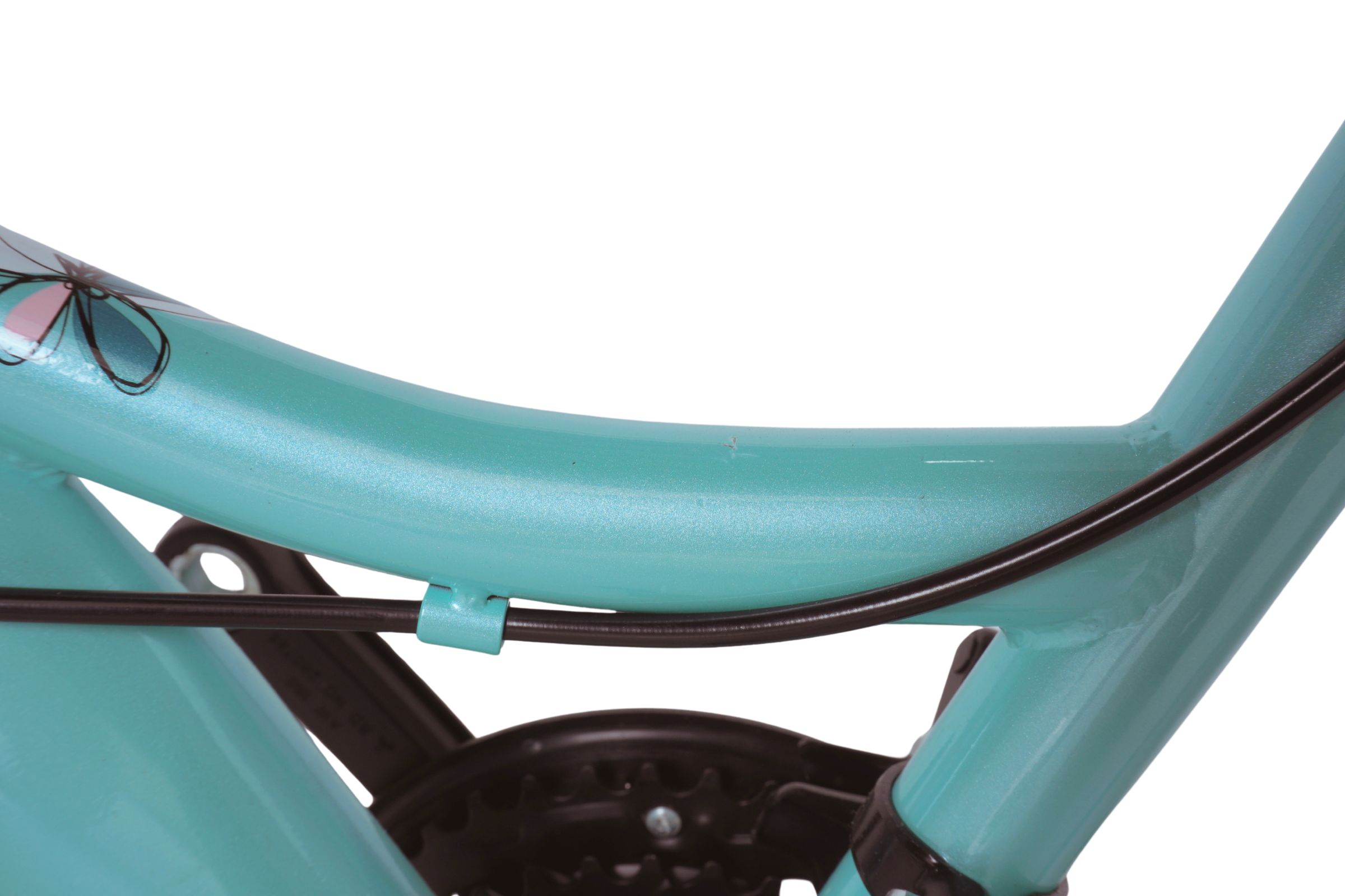 Bicicleta copii Kands Giulietta 130-165 cm, 24", 18 viteze, Menta - Outlet - imagine 3