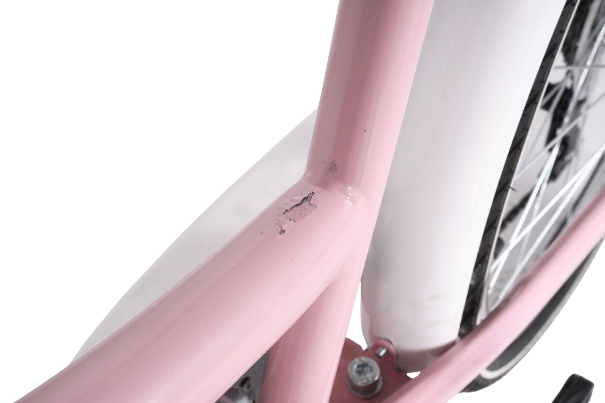 Bicicleta copii Goetze Style 6 viteze, 24" 125-165 cm, Alb-Roz - Outlet - imagine 4