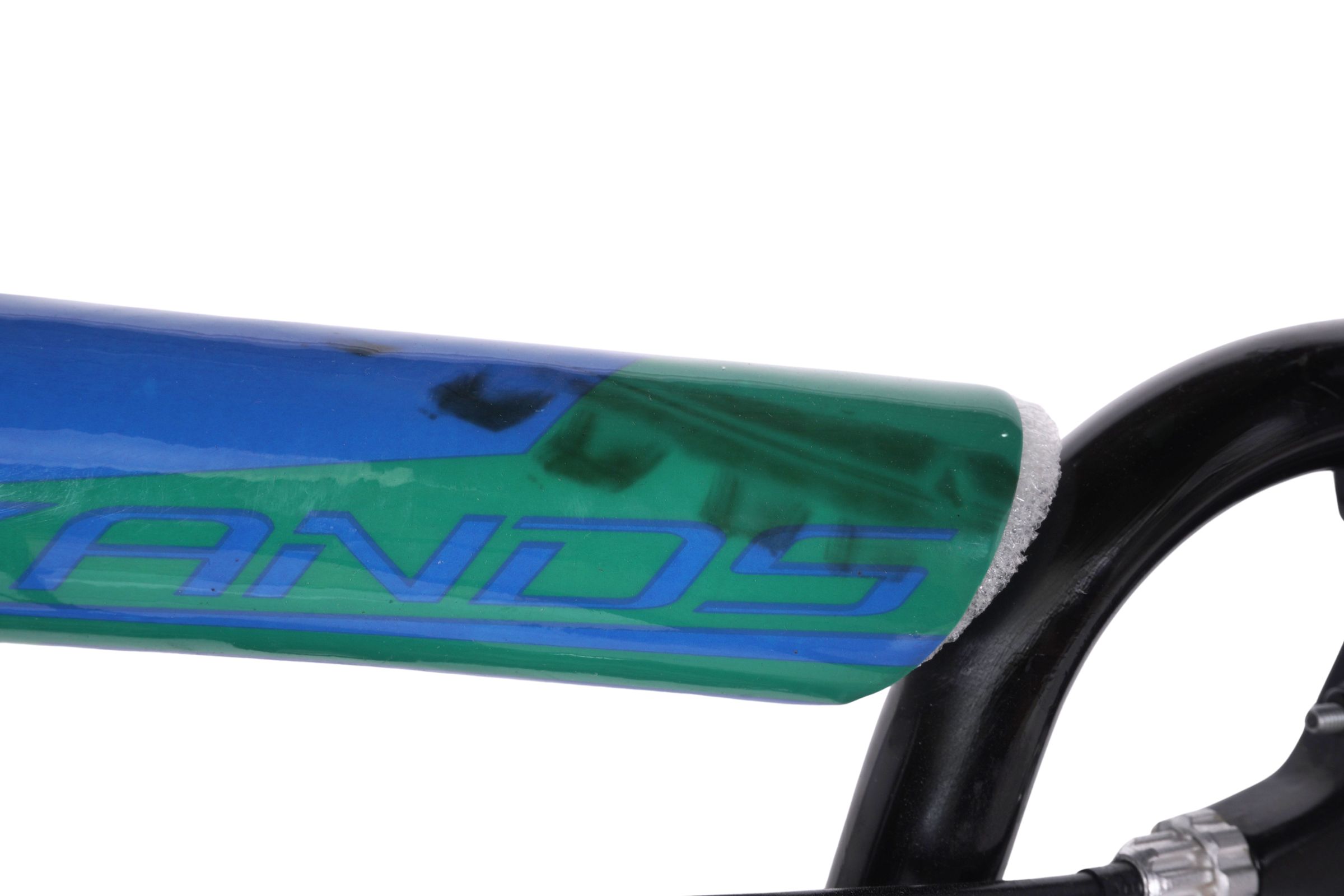 Bicicleta copii Ninja BMX, 16”, 110-145 cm, 1 viteza, Albastru-negru - Outlet - imagine 3