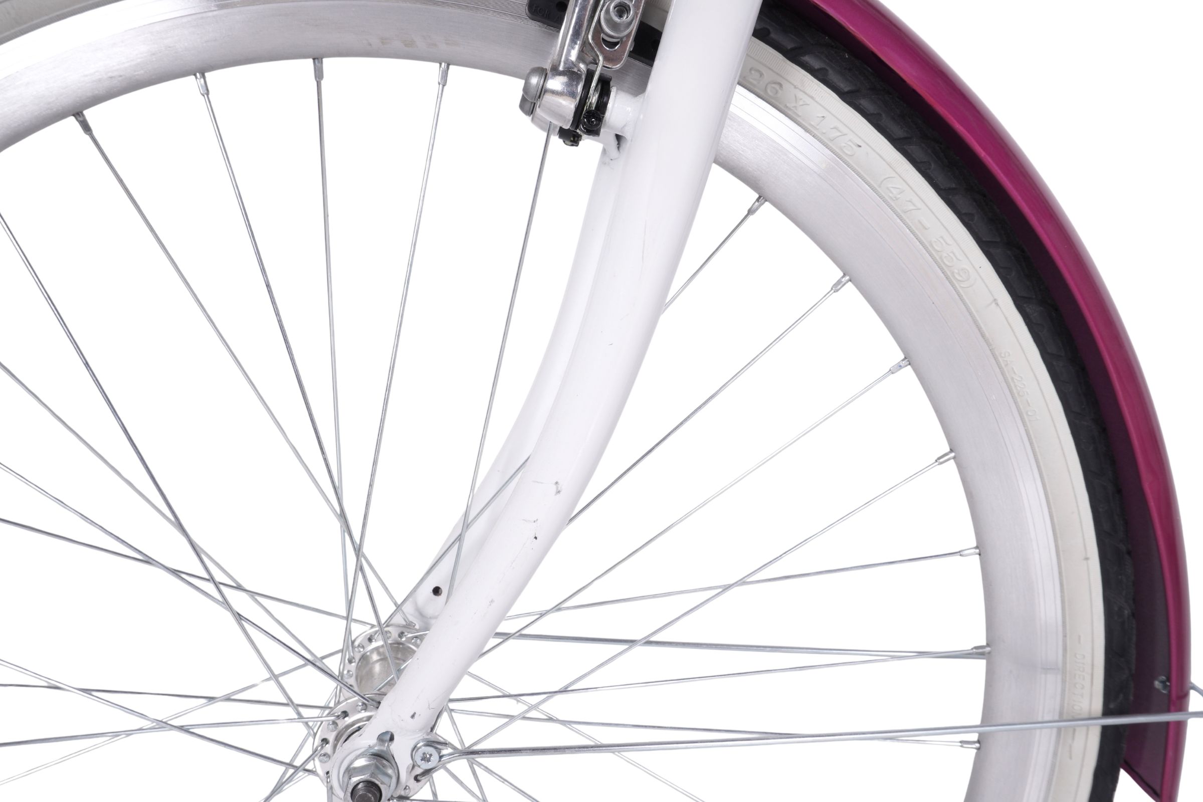 Bicicleta Kands Escape 26", 140-155 cm, 3 viteze, Alb-violet - Outlet - imagine 3