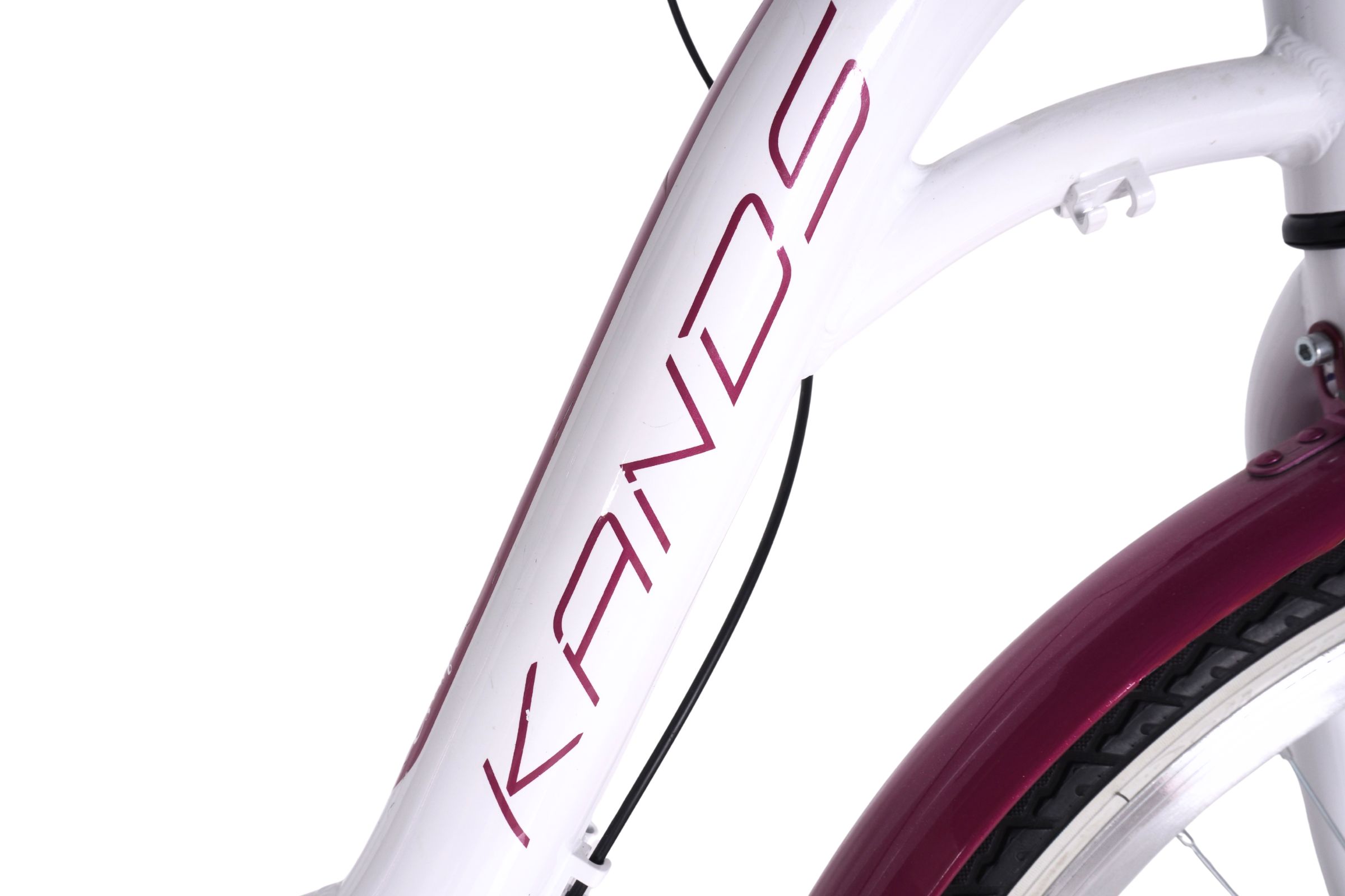Bicicleta Kands Escape 26", 140-155 cm, 3 viteze, Alb-violet - Outlet - imagine 9