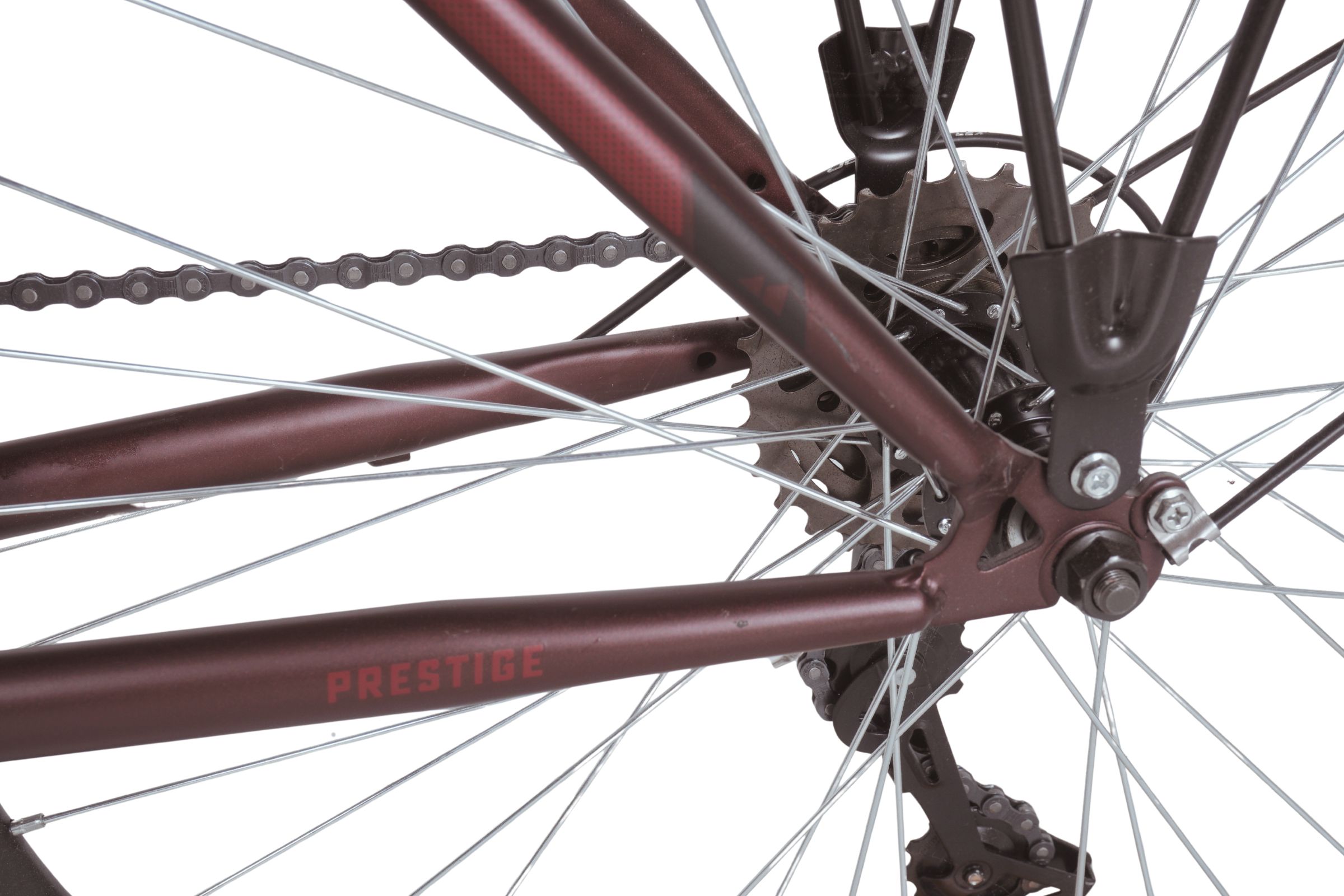 Bicicleta trekking Prestige 26", 150-180 cm, 7 viteze, Roşu - Outlet - imagine 6