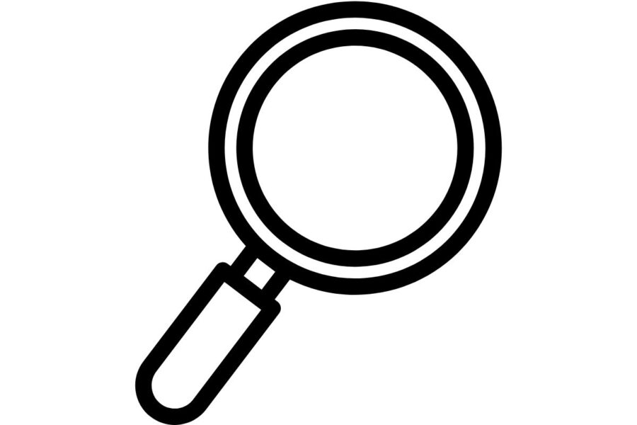 Măr magnifying pentru căutare detalii