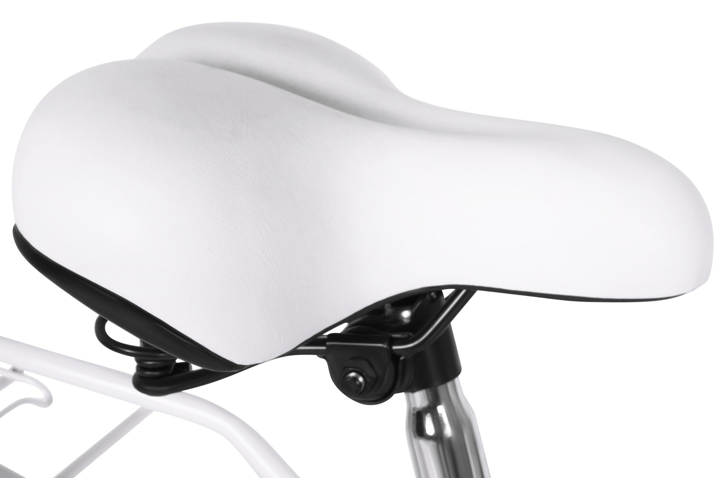 Bicicleta copii Davi Amelia 24", 130-165 cm, 7 viteze, Alb/Roz - imagine 6