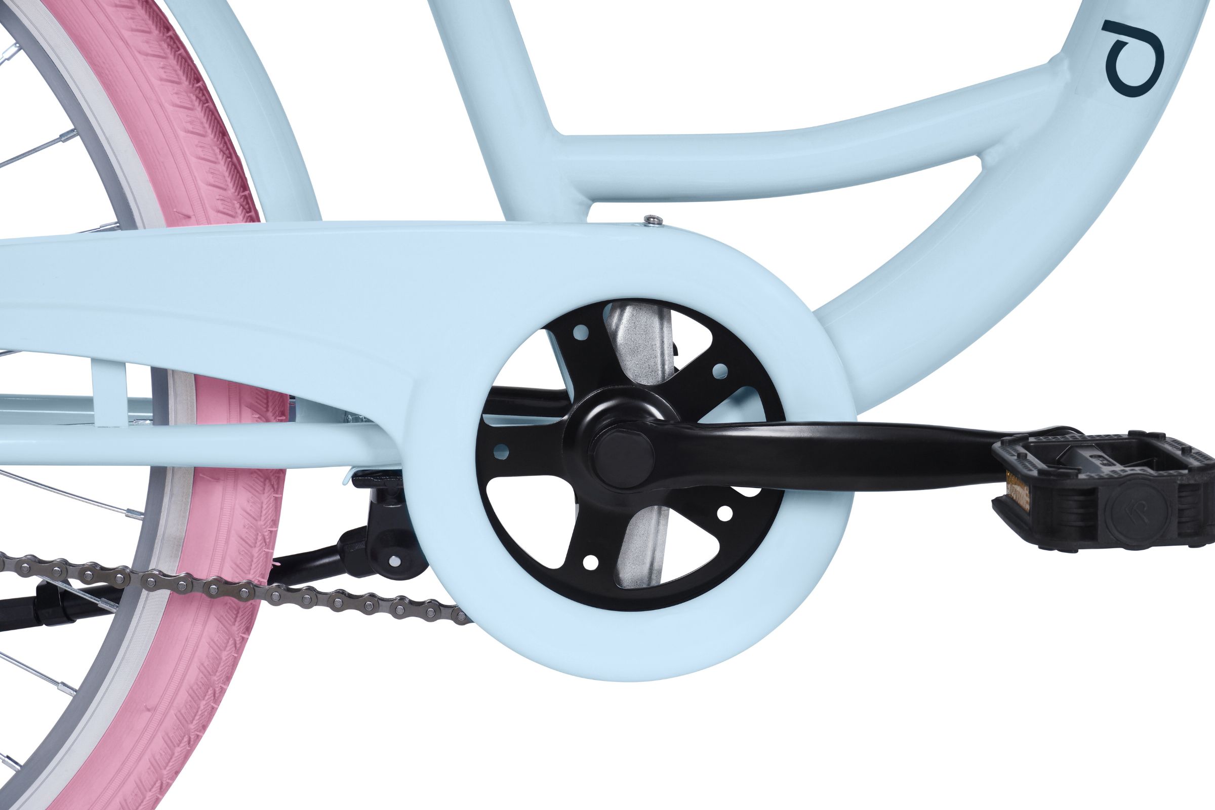 Bicicleta copii Davi Amelia 24", 130-165 cm, 7 viteze, Albastru/Roz - imagine 10