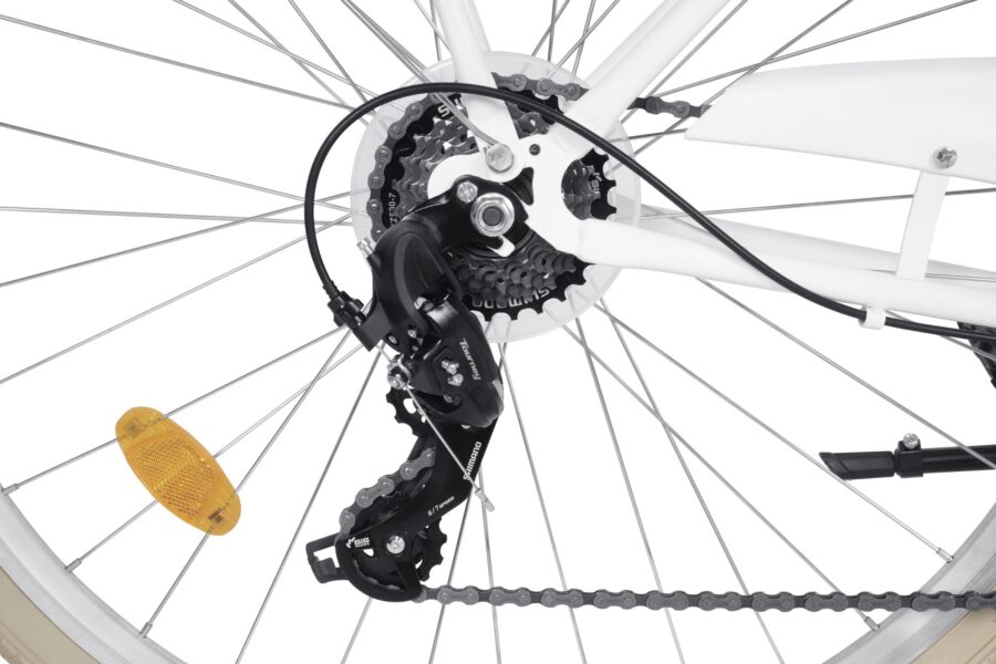 Sistem de transmisie al unei biciclete.