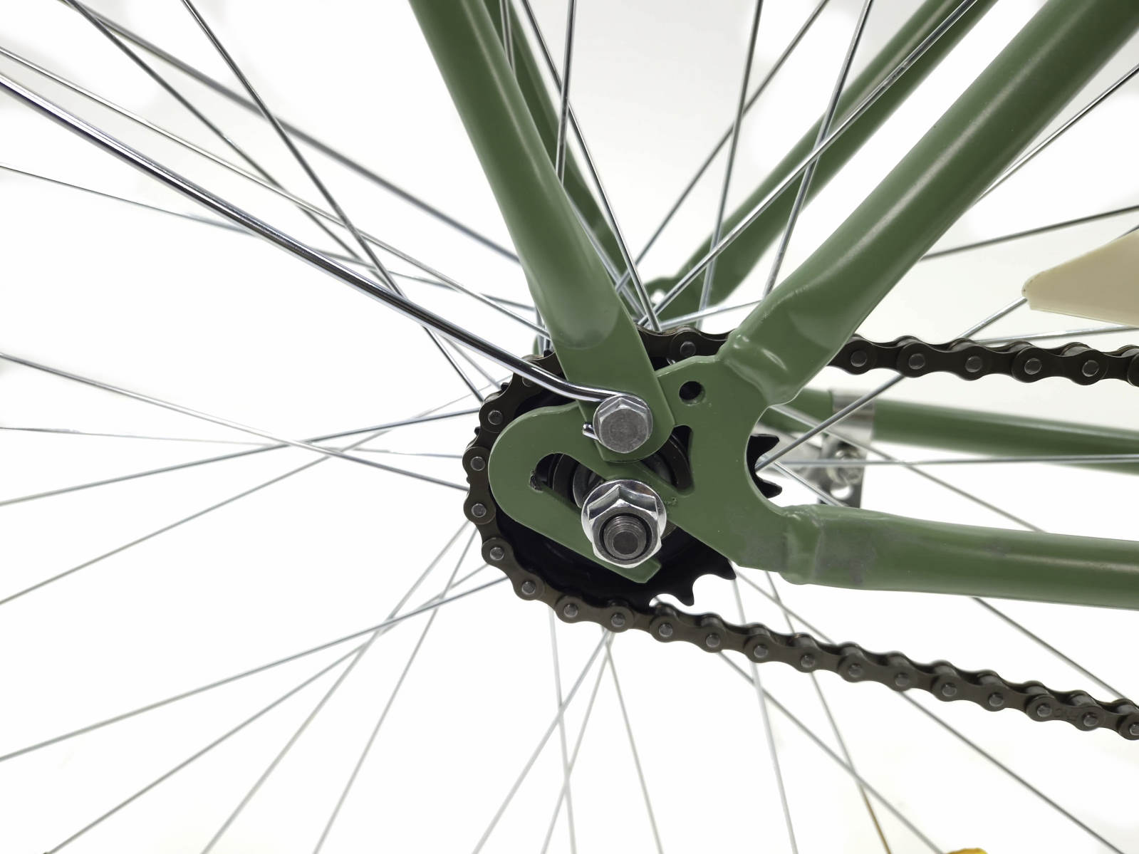 bicicleta dama davi lila 1 viteza, 28", 160 185 cm, măsline