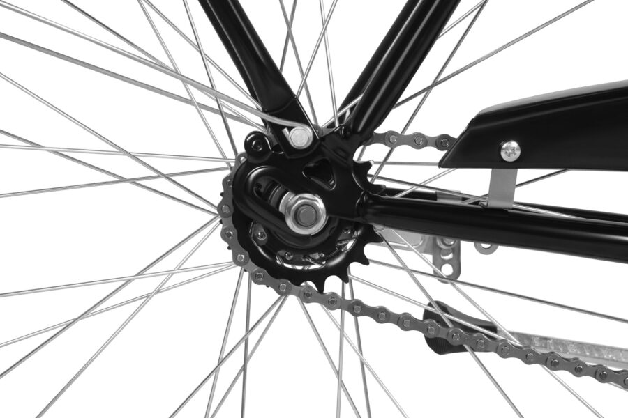 Detalii ale transmisiei unei biciclete