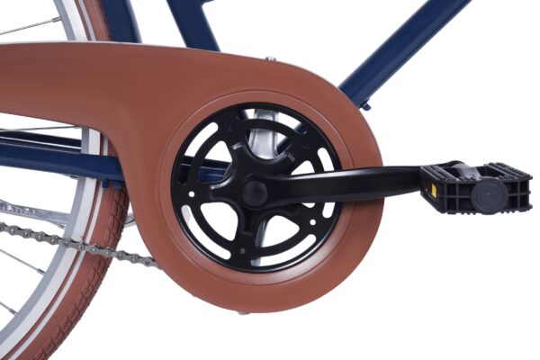 Pedală și protecție lanț bicicletă modernă