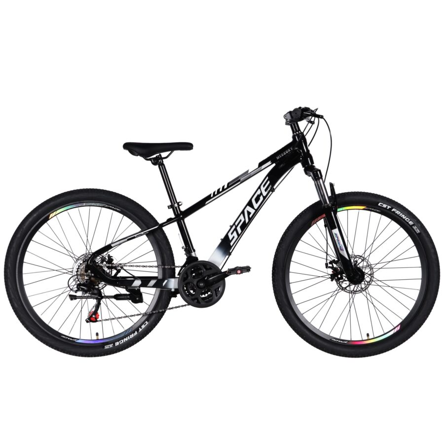 bicicleta mtb mercury aluminiu, 26", 145 170 cm, 21 viteze, negru