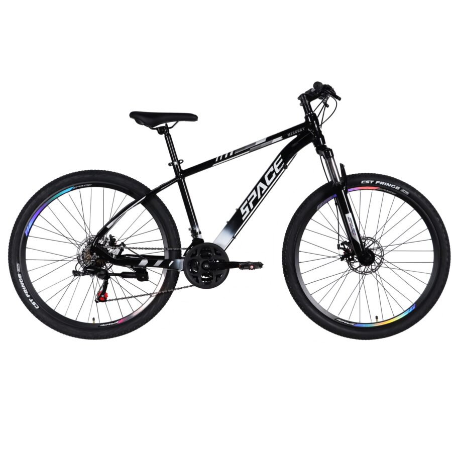 bicicleta mtb mercury aluminiu, 27.5", 160 185 cm, 21 viteze, negru