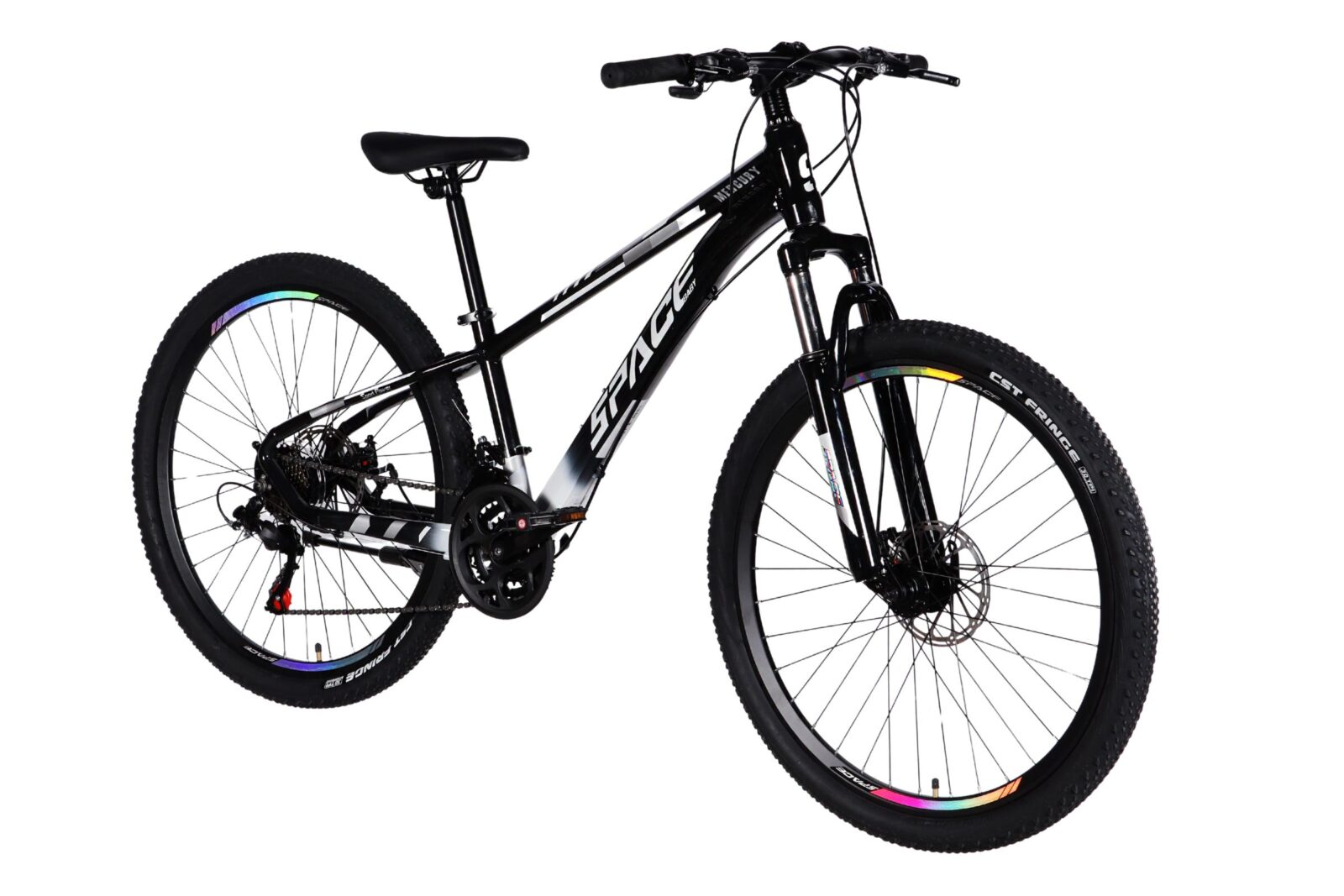 bicicleta mtb mercury aluminiu, 26", 145 170 cm, 21 viteze, negru/rosu (copy)