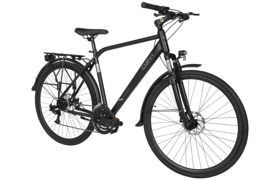 bicicletă tekking davi adventuro, 28", 160 185 cm, negru