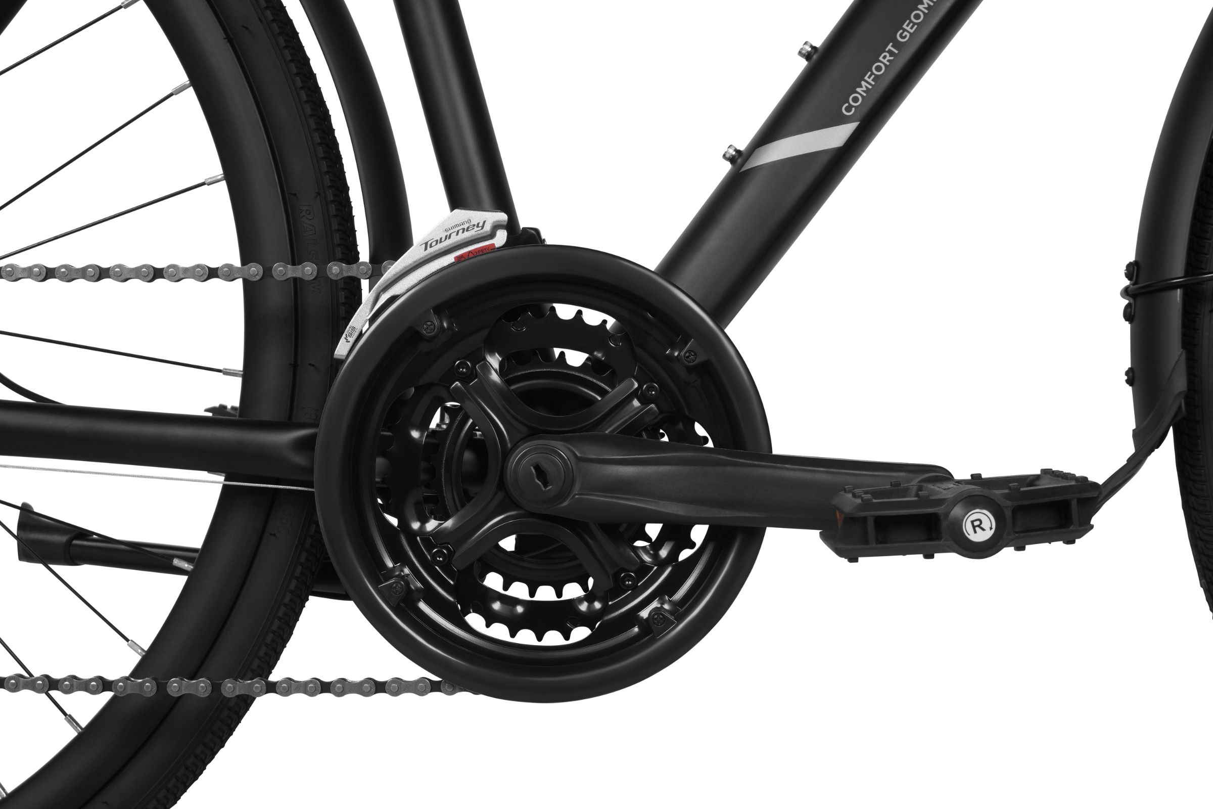 bicicletă tekking davi adventuro, 28", 160 185 cm, negru