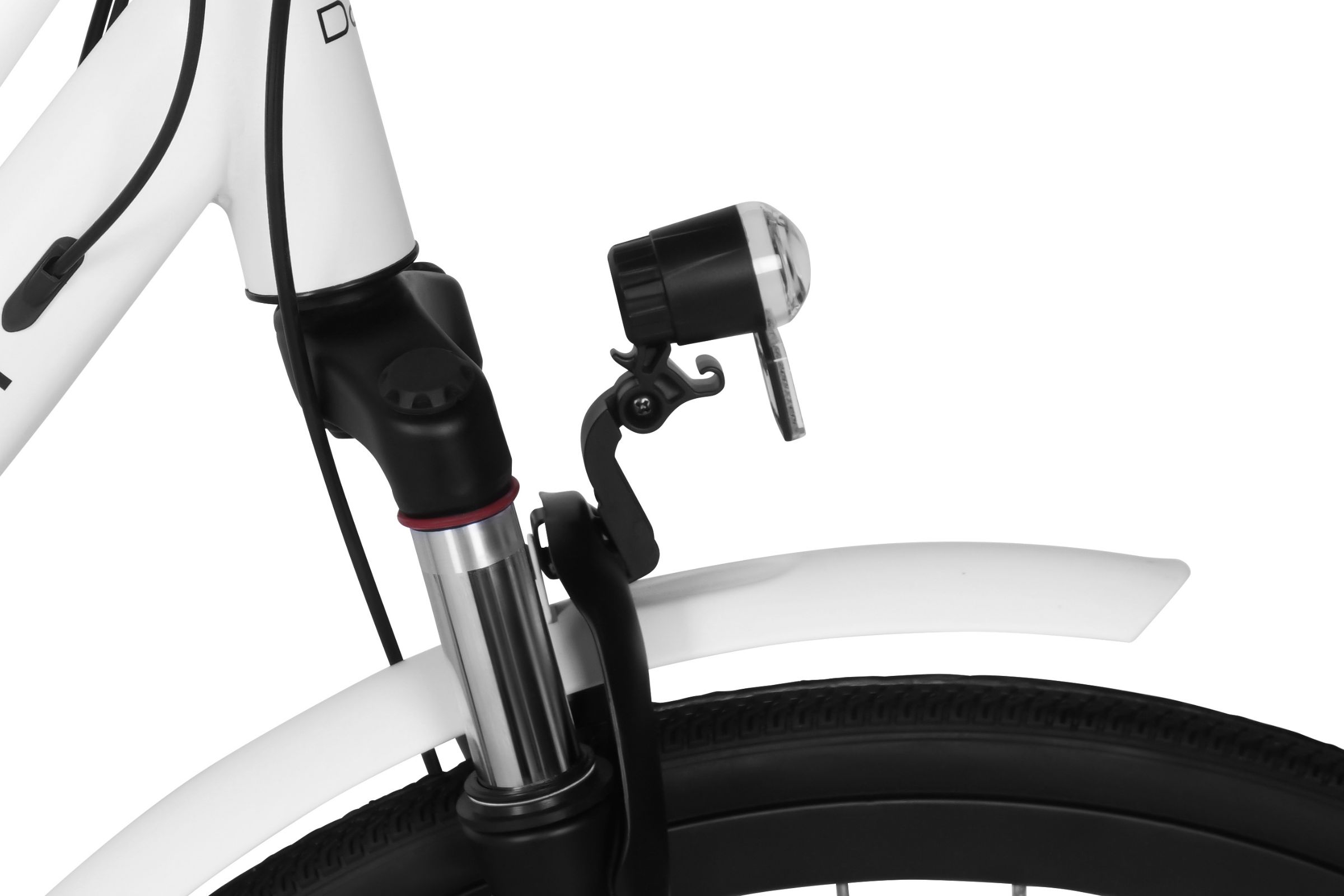 bicicletă tekking davi adventuro, 21 viteze, 28", 160 185 cm, alb