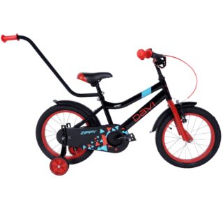 Bicicleta copii Davi Zippy, 16", 95-110 cm, 1 viteza, Negru
