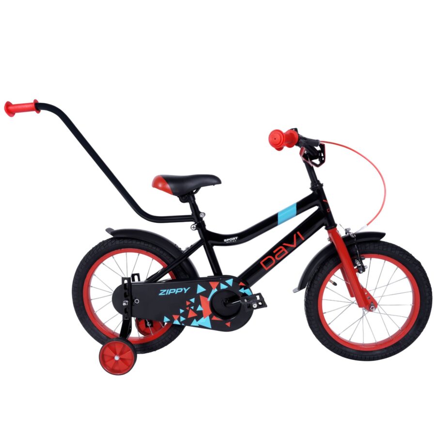 bicicleta copii davi zippy, 20", 110 130 cm, 1 viteza, negru