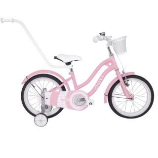 Bicicleta copii Davi Molli 16", 95-110 cm, 1 viteza, Roz