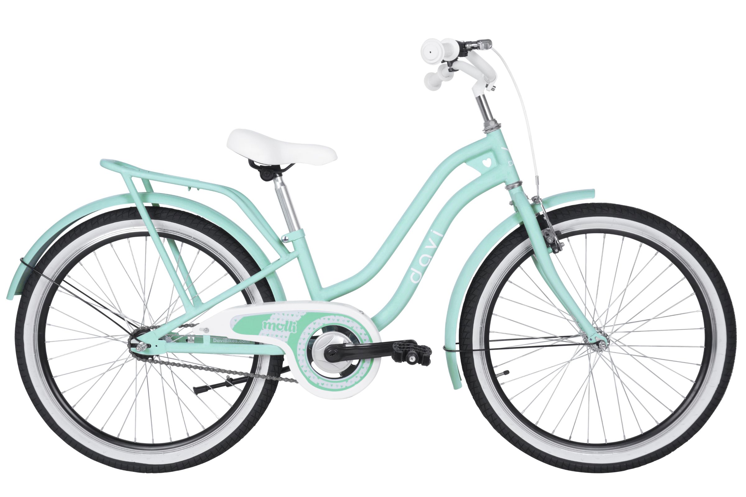 bicicleta copii molli, 24", 130 165 cm, 1 viteza, menta