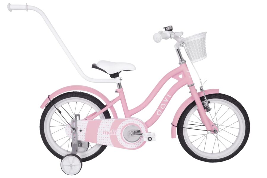 bicicleta copii molli, 16", 95 110 cm, 1 viteza, roz