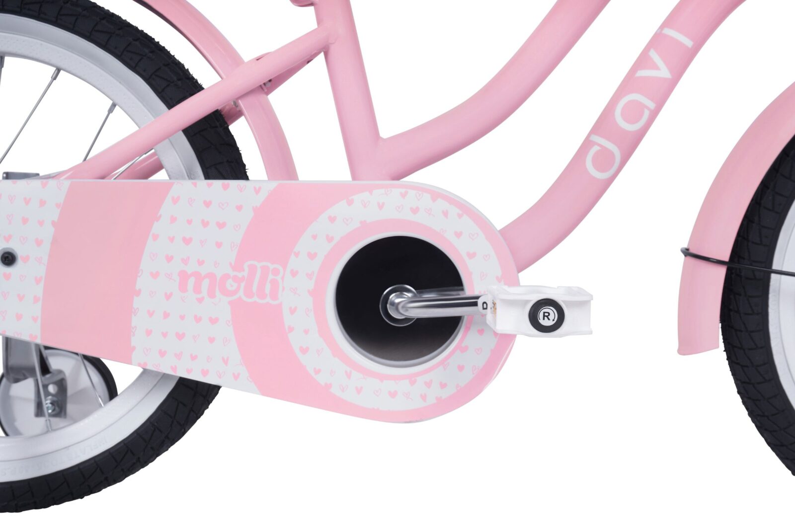 bicicleta copii molli, 16", 95 110 cm, 1 viteza, roz