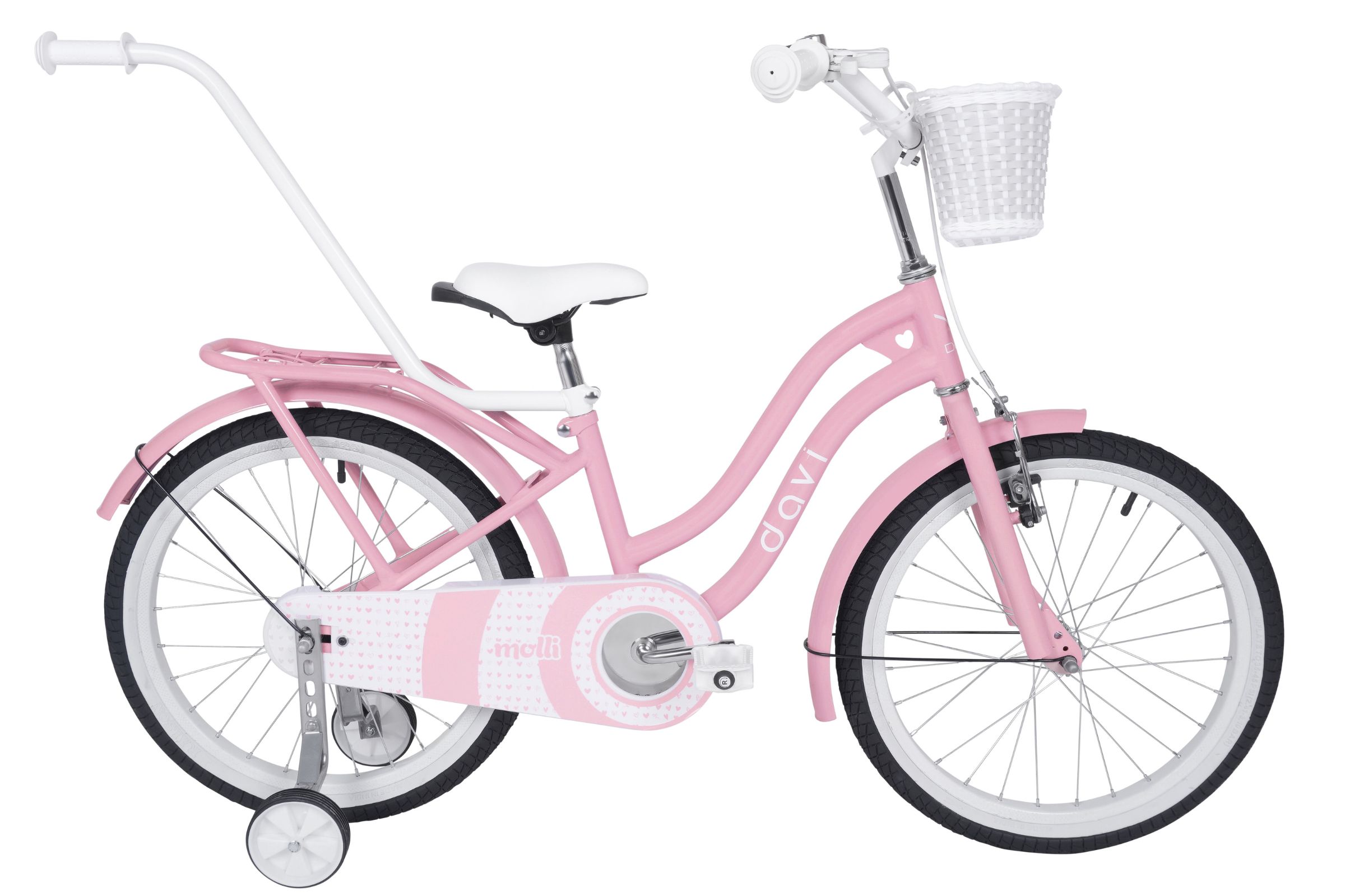 bicicleta copii molli, 20", 110 130 cm, 1 viteza, roz