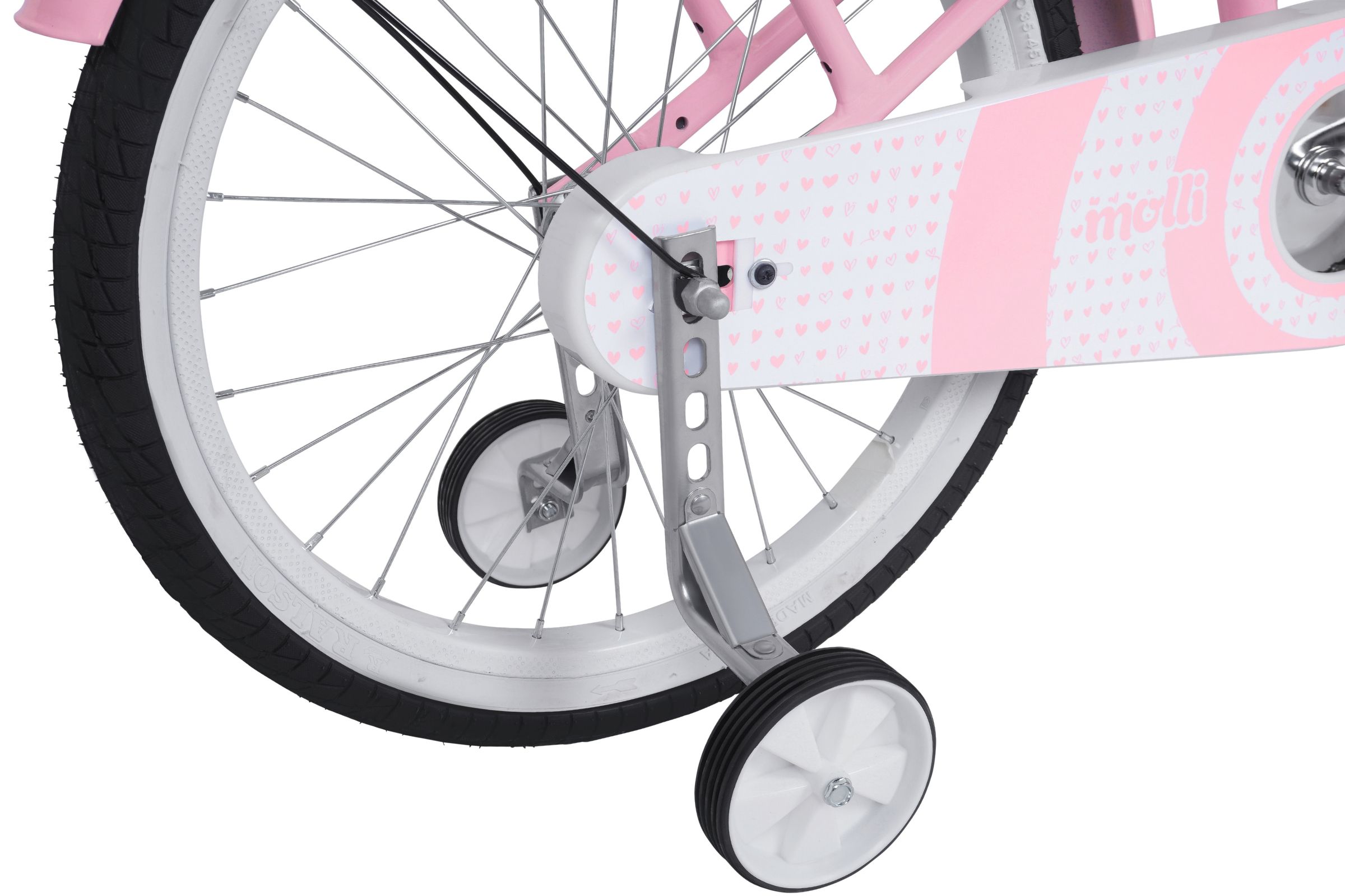 bicicleta copii molli, 20", 110 130 cm, 1 viteza, roz