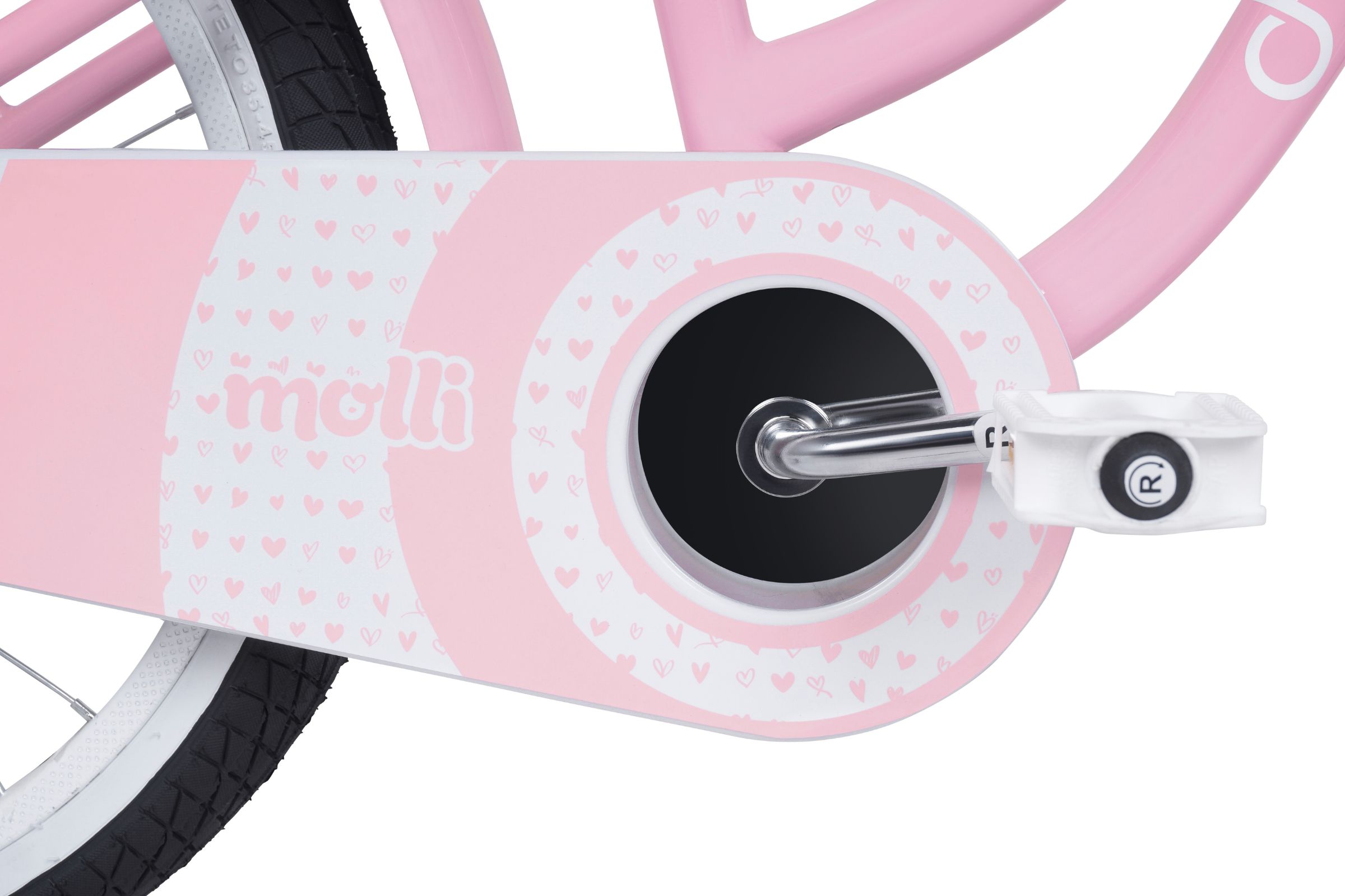 bicicleta copii molli, 20", 110 130 cm, 1 viteza, roz