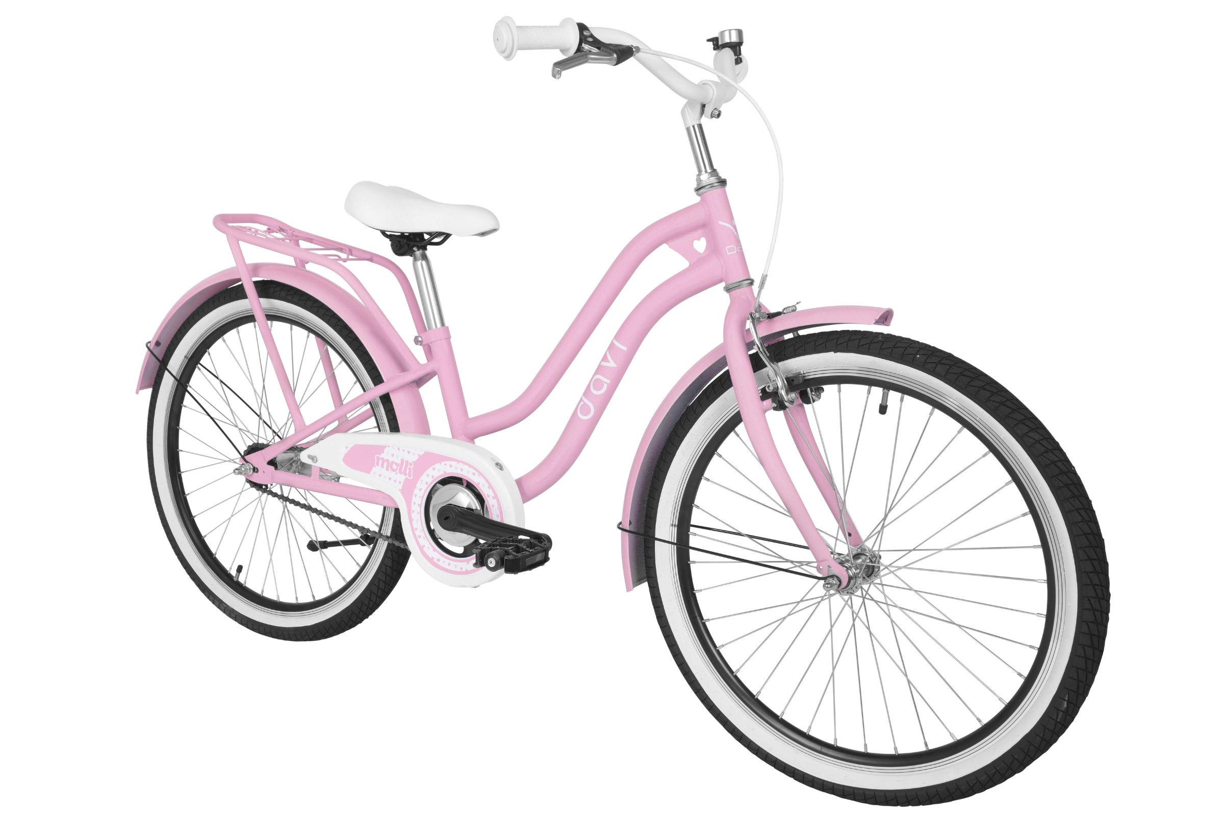 bicicleta copii molli, 24", 130 165 cm, 1 viteza, roz