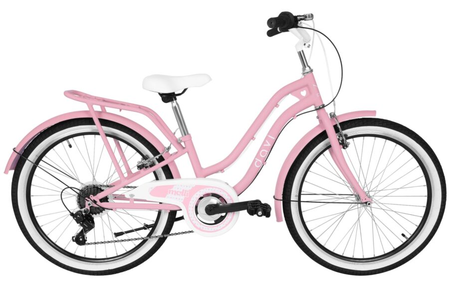 bicicleta copii molli, 24", 130 165 cm, 7 viteze, roz