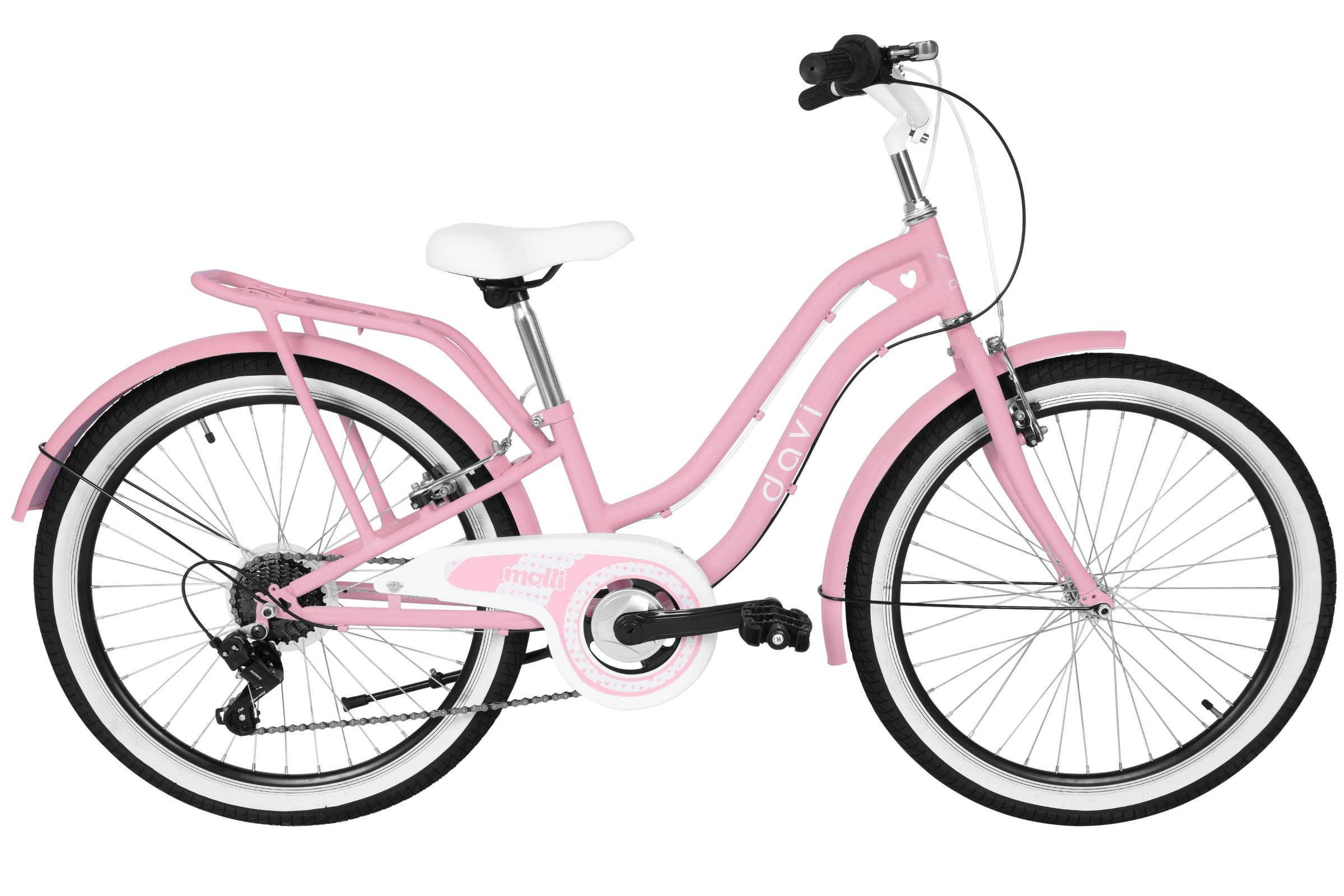 bicicleta copii molli, 24", 130 165 cm, 7 viteze, roz