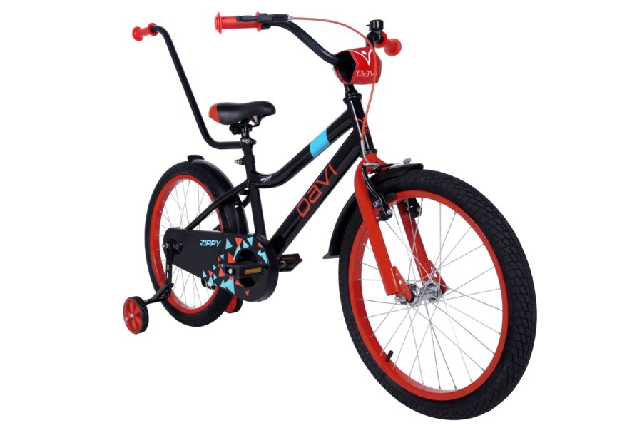 bicicleta copii zippy, 20", 110 130 cm, 1 viteza, negru